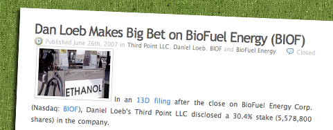 BioFuel Energy